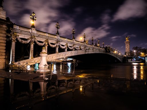 La Seine en crue, Paris